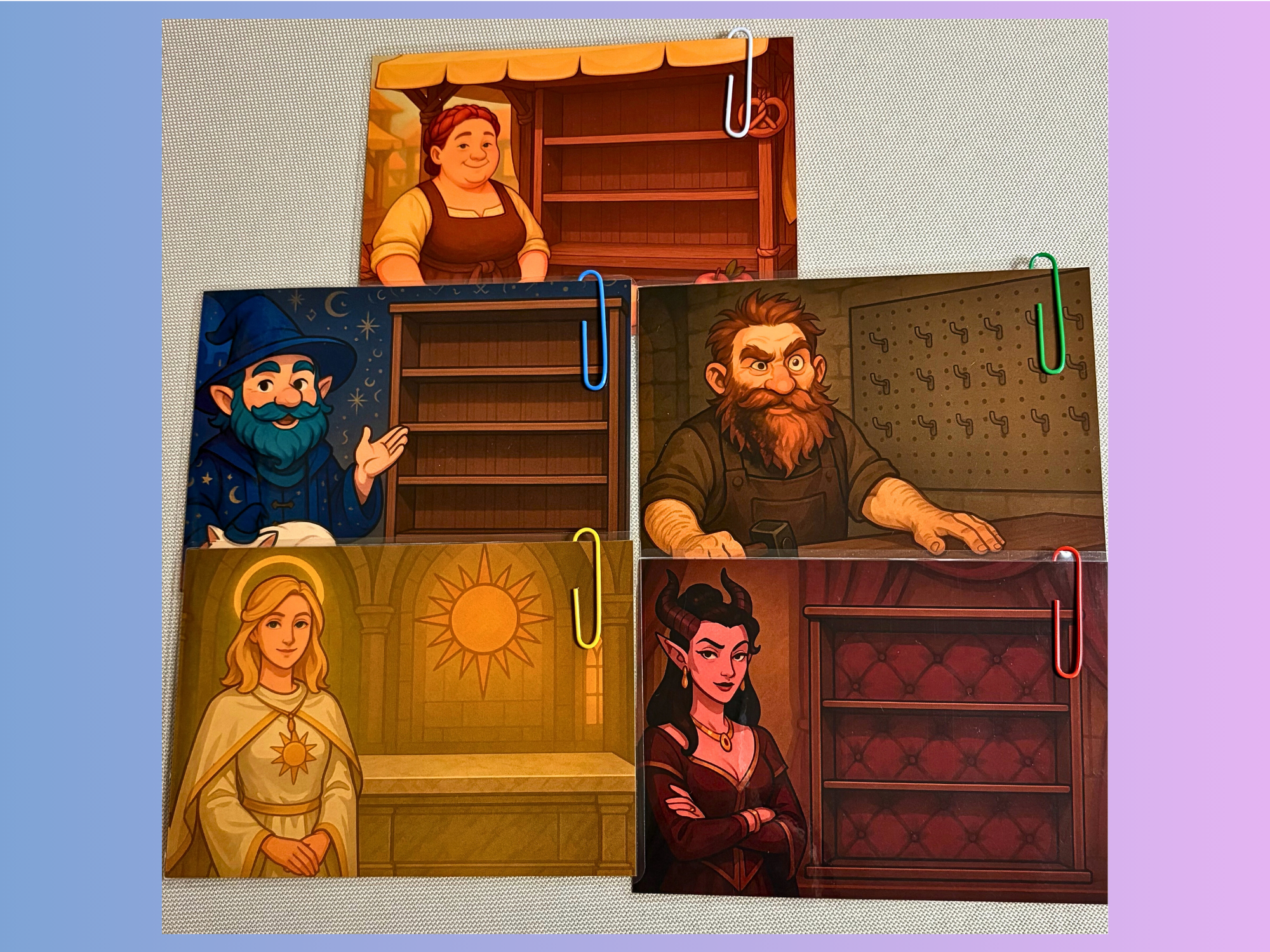 NPC cards, Vol. 1 - A6 Laminated cards