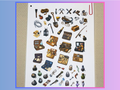 Tools, Kits and Special Items  - Modular Inventory Sticker Sheet for RPGs - Reusable on any paper